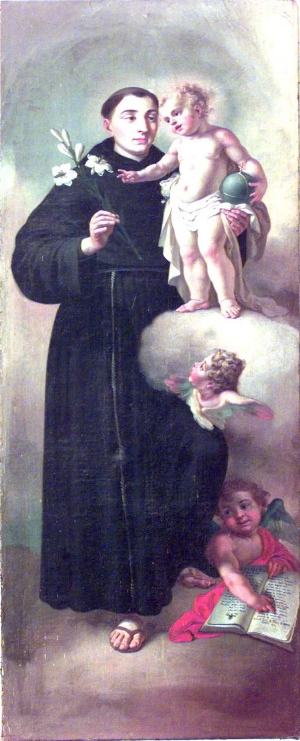 9-Orelli V.A. (1798), Sant'Antonio di Padova con Gesù Bambino